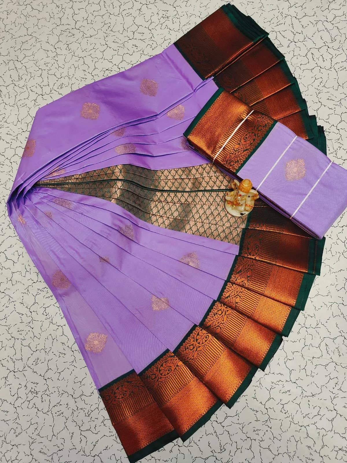 MANGALYAM KORVAI KOTTANJI TANA SOFT SILK SAREE ARS038 - Lavender
