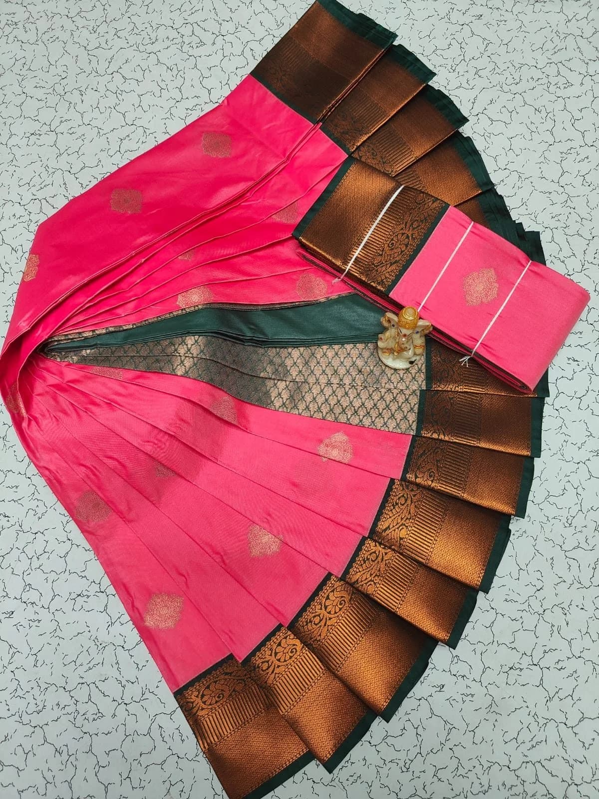 MANGALYAM KORVAI KOTTANJI TANA SOFT SILK SAREE ARS015 - Dark Pink β image 1 of 1
